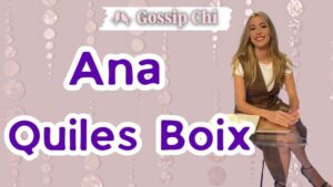 Ana Quiles Boix, Giornalista Spagnola Domenica Sportiva