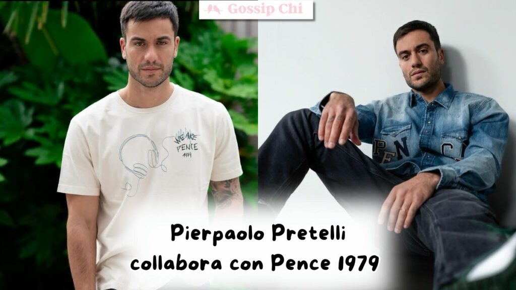 Pierpaolo Pretelli indossa i capi della nuova capsule collection in collaborazione con Pence 1979
