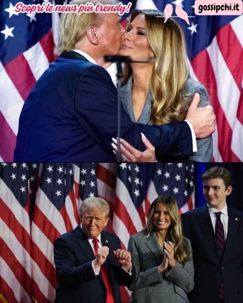 Famiglia Trump Melania, Donald e Barron