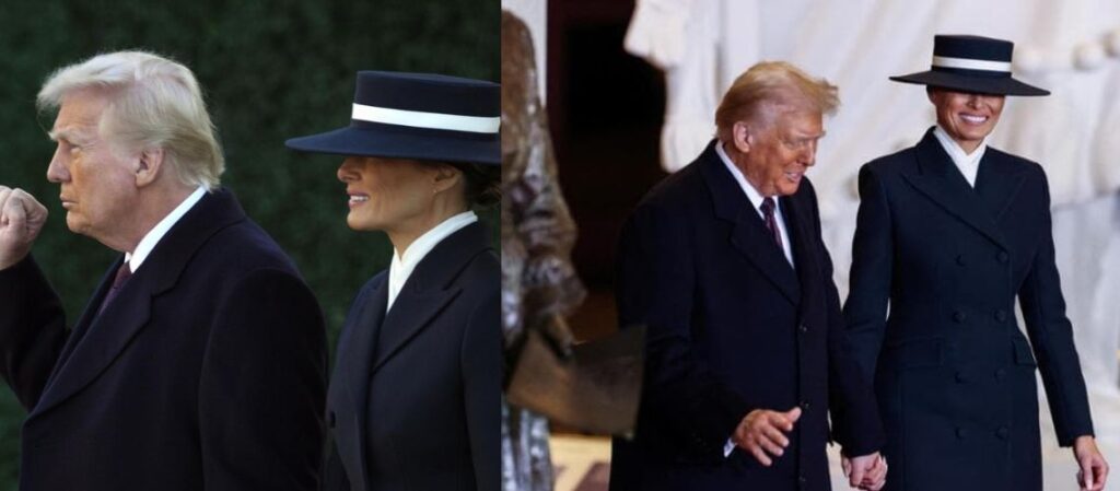 Abito Melania Trump insediamento
