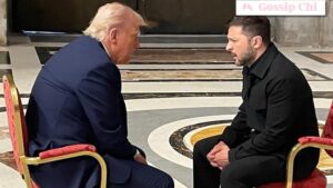 Trump e Zelensky in Vaticano